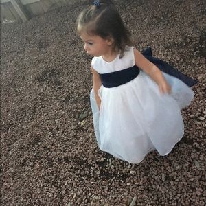 US Angels Classic Organza Flower Girl Dress
